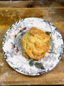 Biscuit made from sourdough starter discard